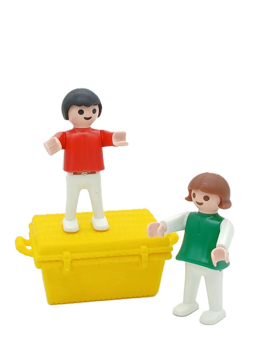 Vintage Playmobil Settlers and Wagon - No.3278 (1980)