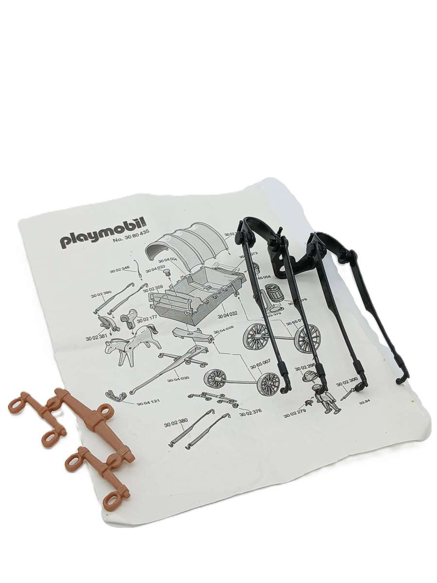 Vintage Playmobil Settlers and Wagon - No.3278 (1980)