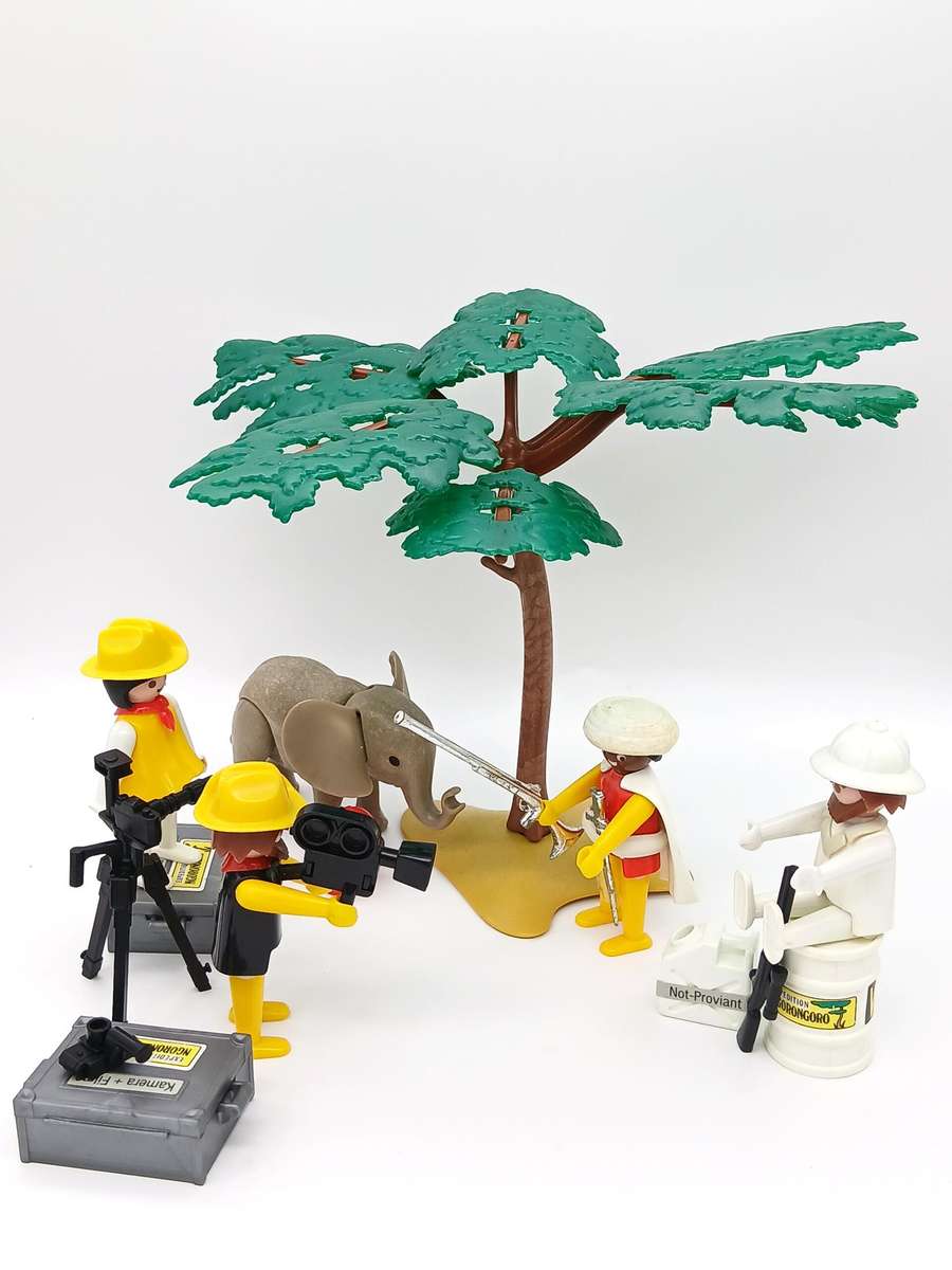 Vintage Playmobil Safari Film Crew - No.3414 (1980)