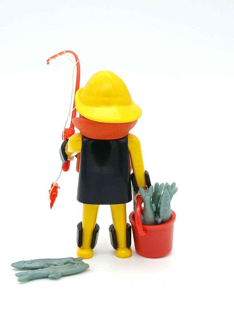 Vintage Playmobil Fisherman - No.3347 V1 (1984)