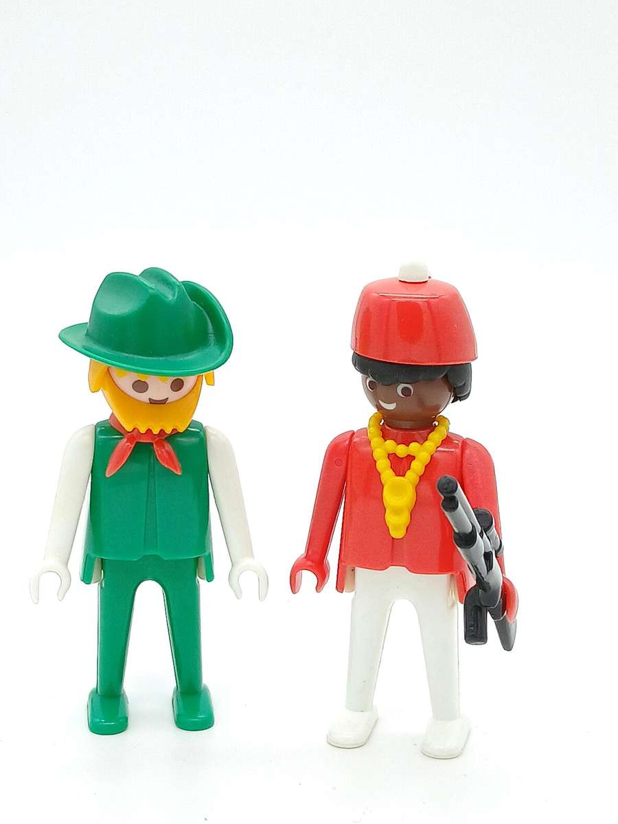 Vintage Playmobil Safari Vehicle with ranger - No.3528 (1980)