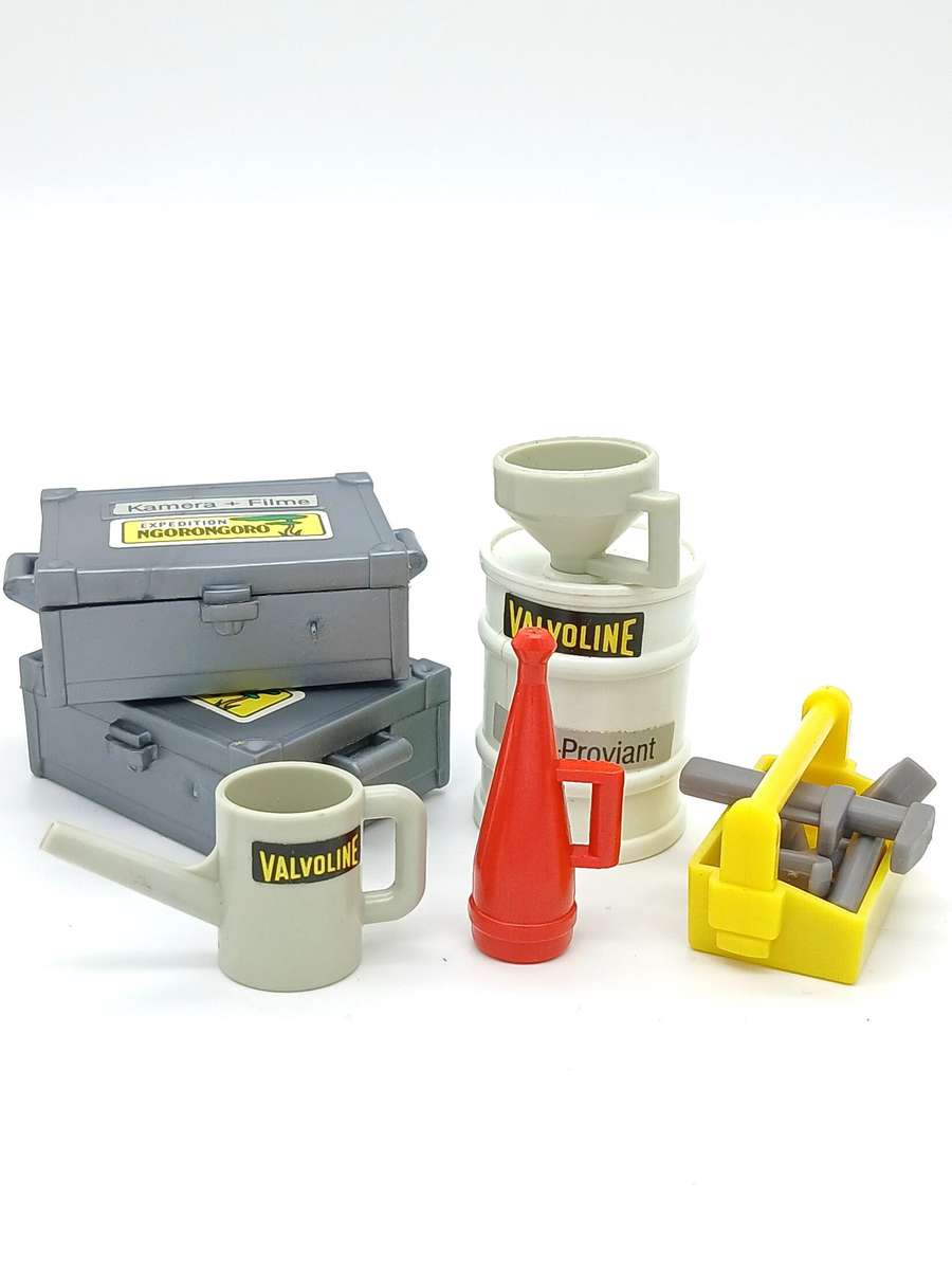 Vintage Playmobil Safari Vehicle with ranger - No.3528 (1980)