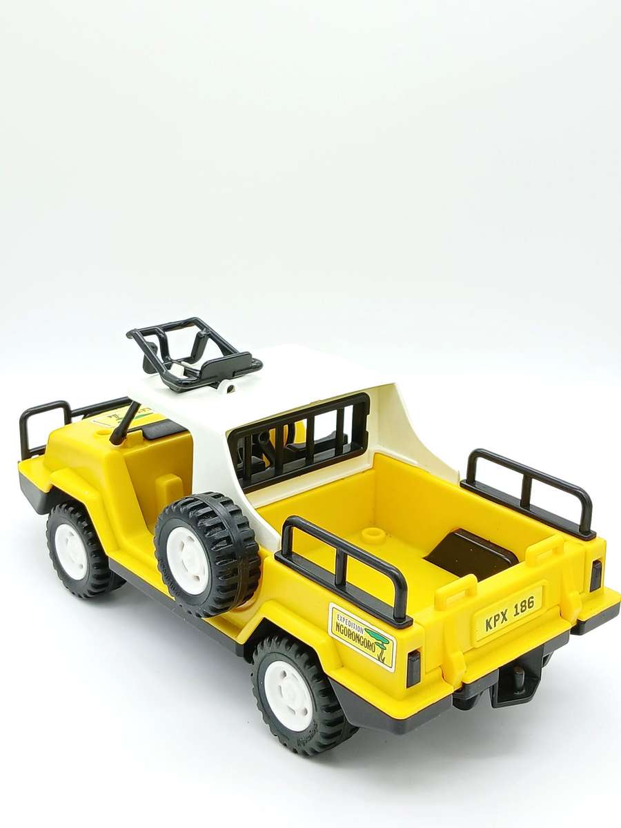 Vintage Playmobil Safari Vehicle with ranger - No.3528 (1980)