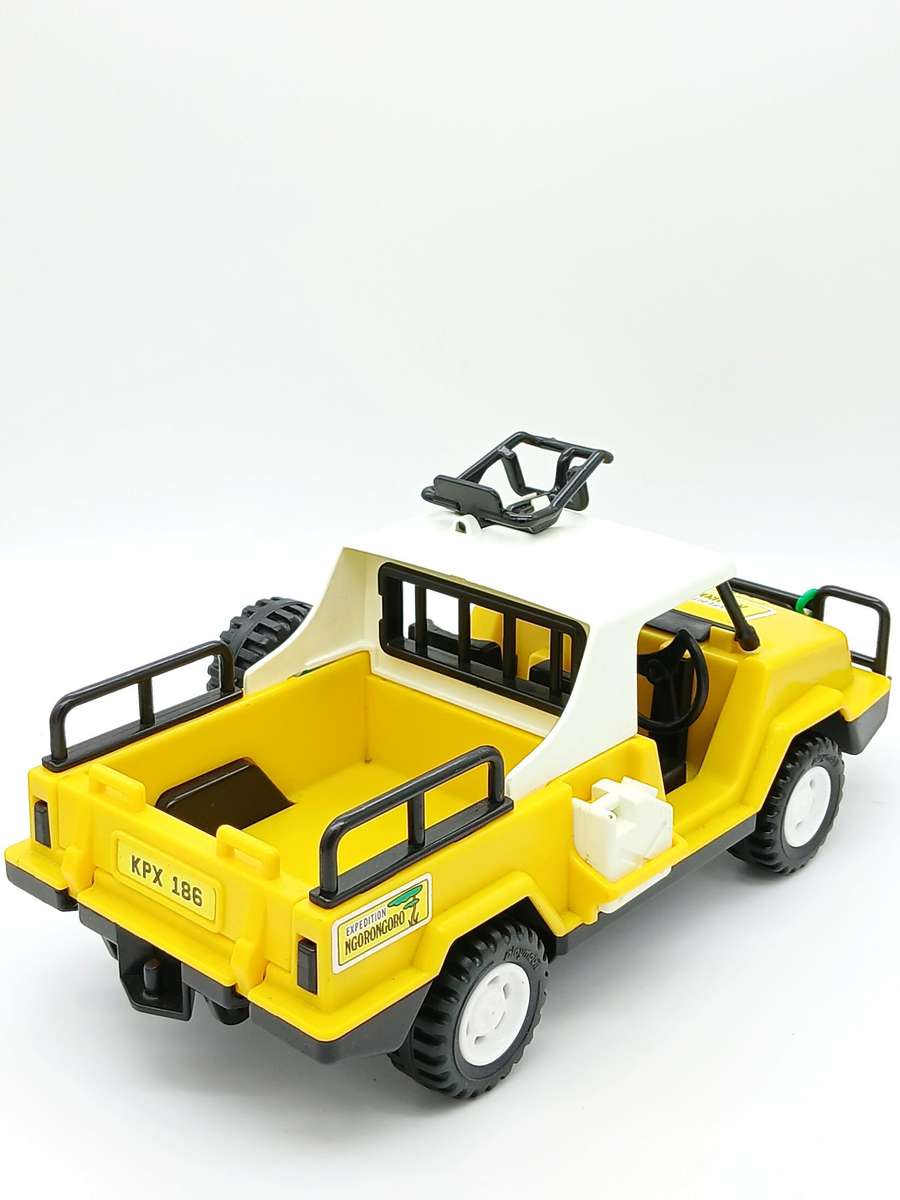Vintage Playmobil Safari Vehicle with ranger - No.3528 (1980)