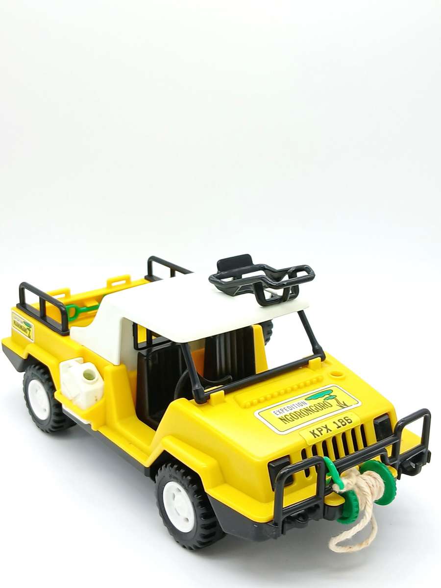 Vintage Playmobil Safari Vehicle with ranger - No.3528 (1980)
