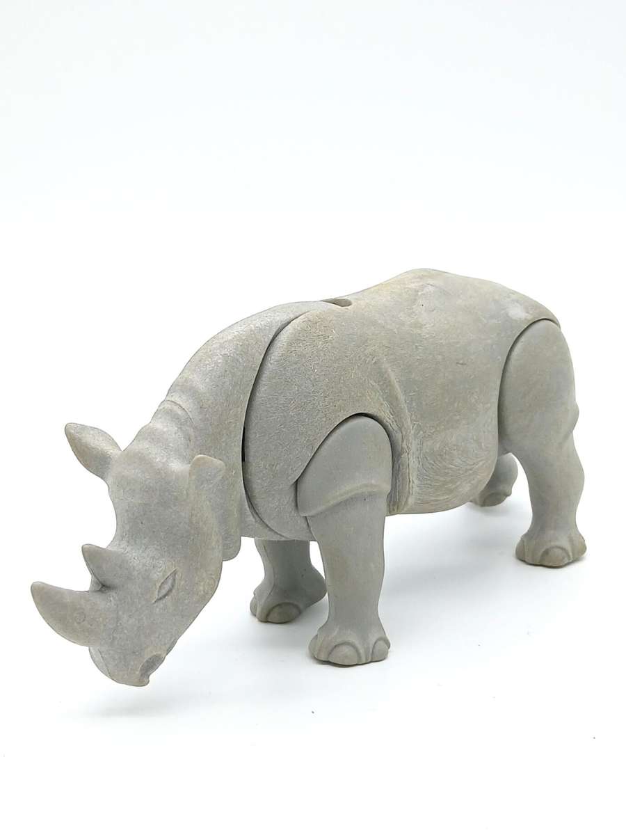 Vintage Playmobil Safari Transport Cage with Rhino - No.3529 (1980)