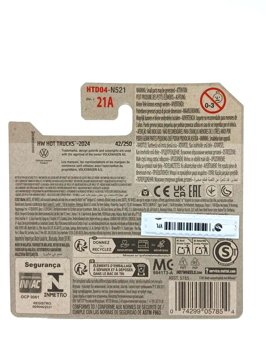 Hot Wheels Volkswagen VW T2 Pickup