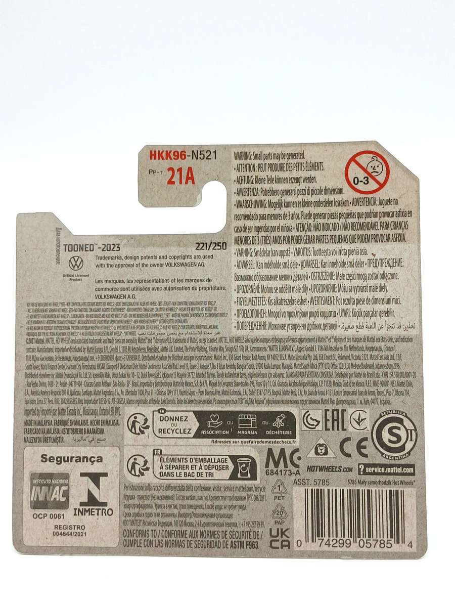 Hot Wheels Tooned Volkswagen Golf Mk1 Treasure Hunt