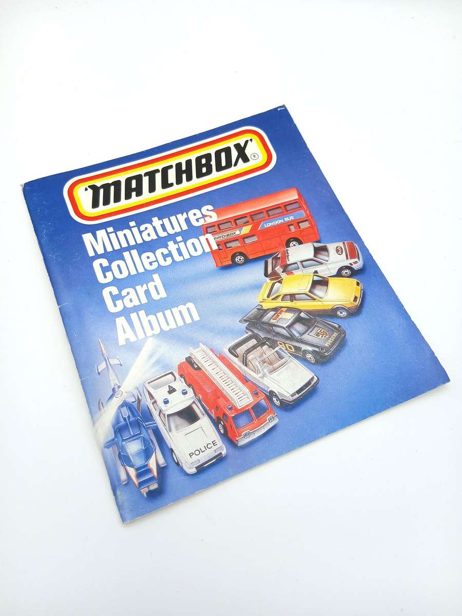 Matchbox 1986 Miniatures Collection Card Album with cards