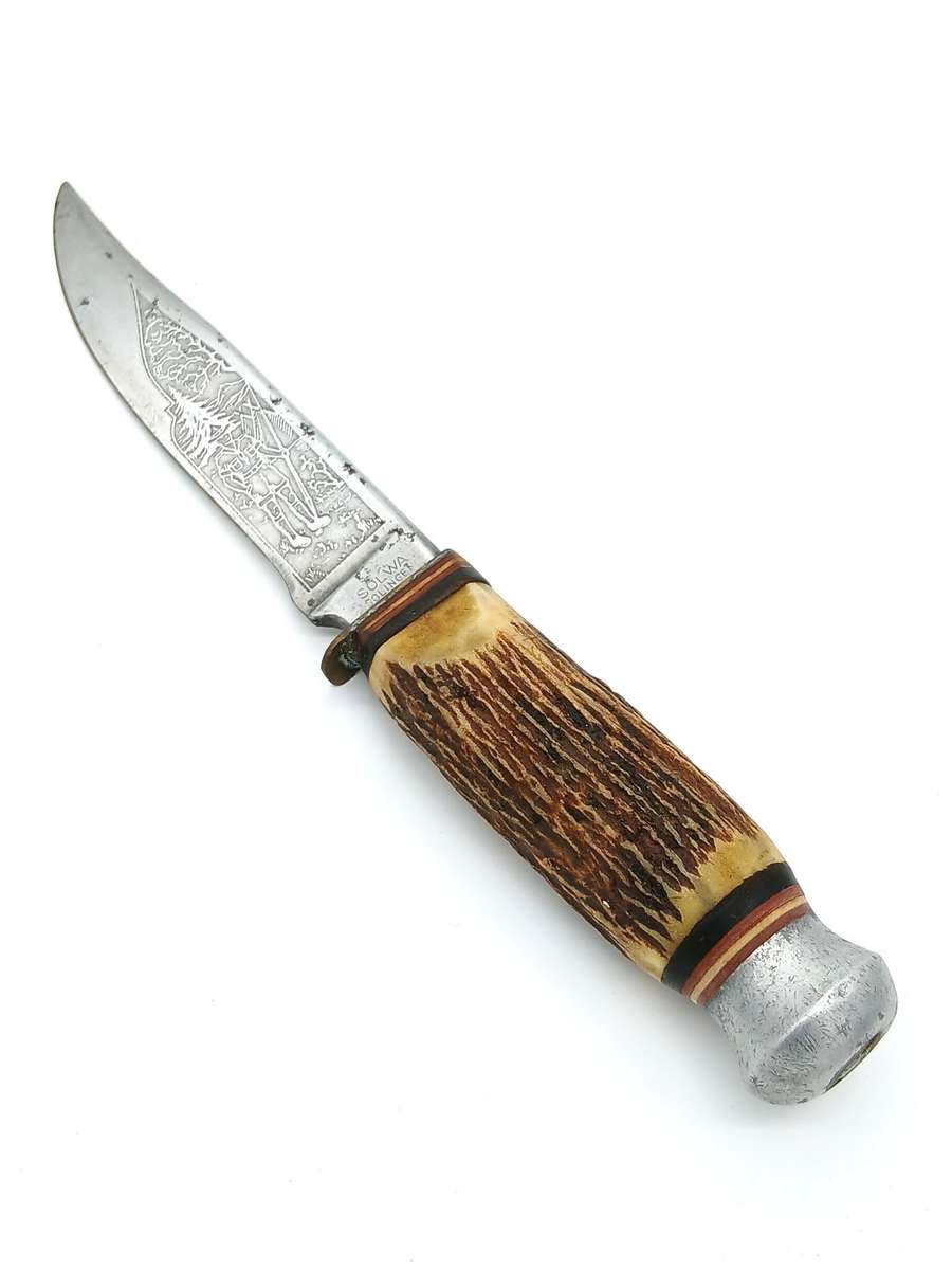 Vintage Camp Knife Solwa Soligen Germany