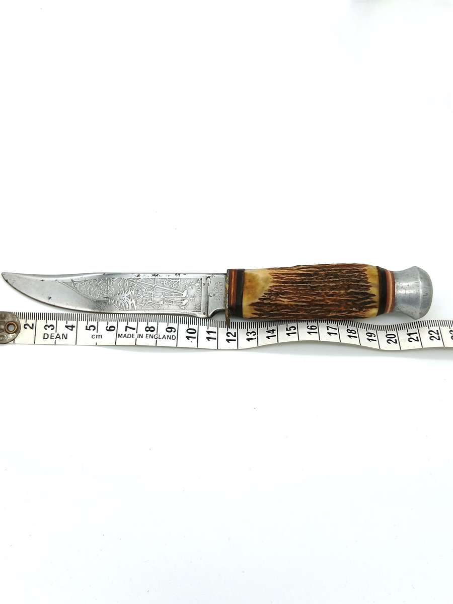 Vintage Camp Knife Solwa Soligen Germany