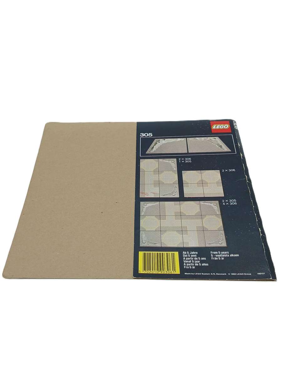 Vintage Lego Space Lunar Landing Plates No.306 (1983)