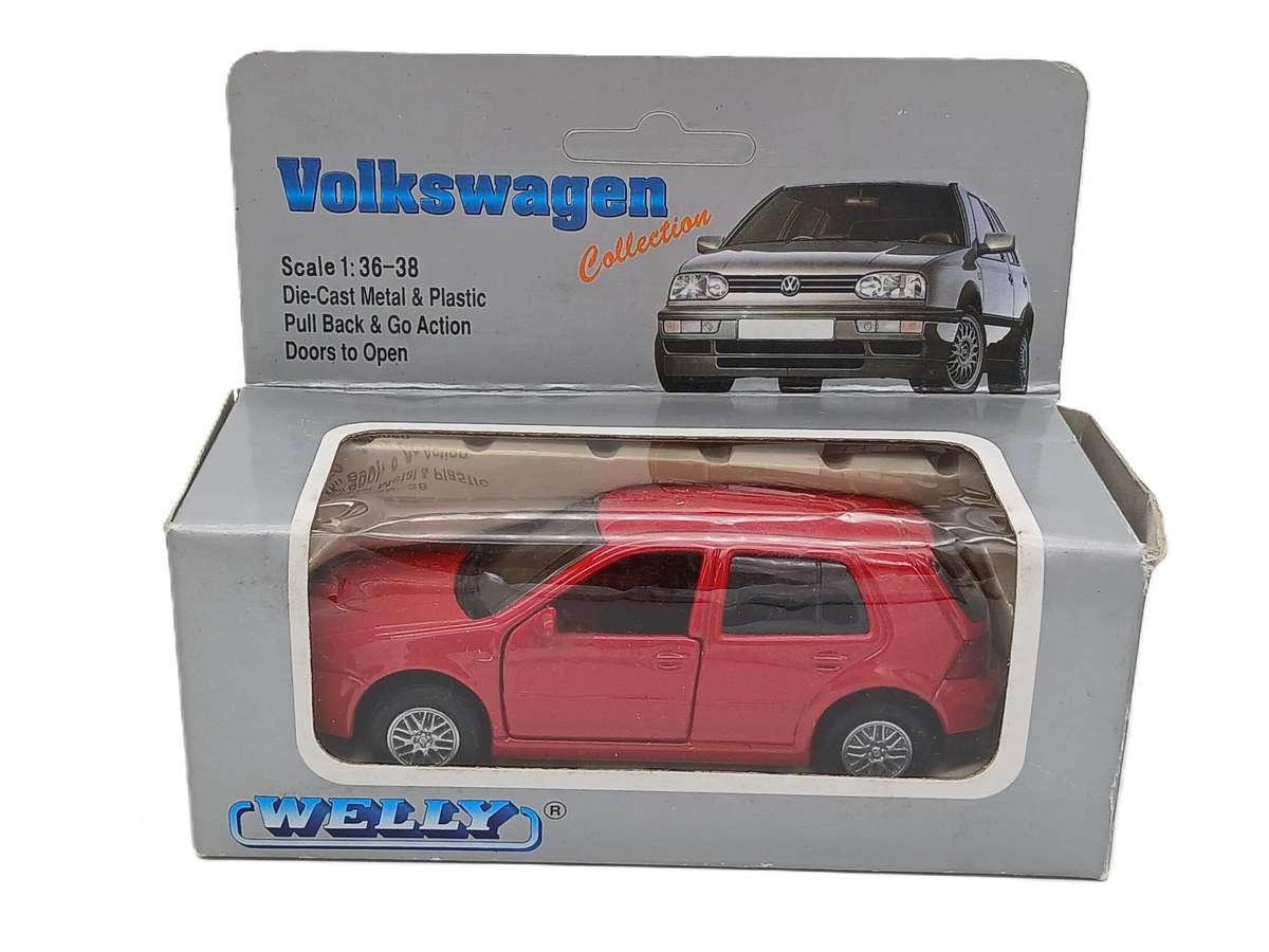 Welly Volkswagen VW Golf IV Red