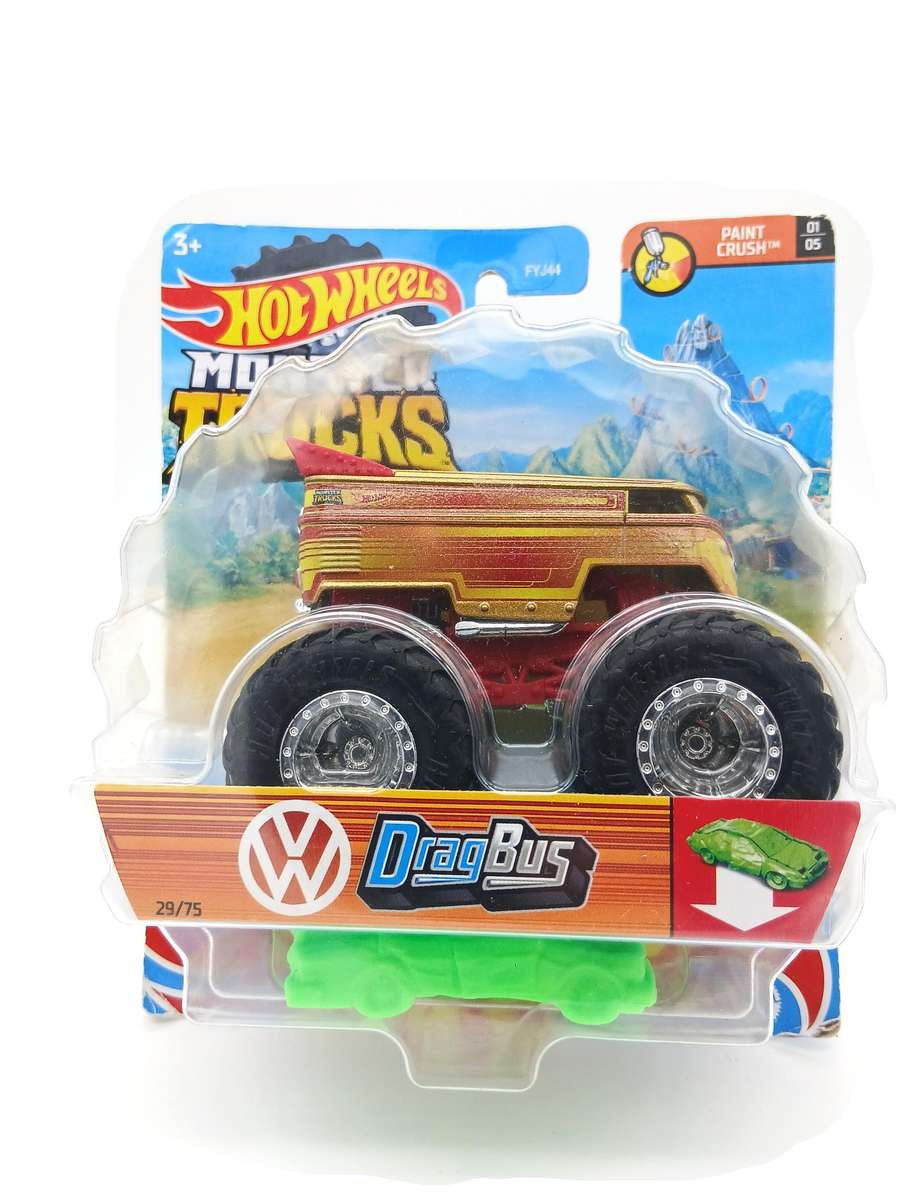 Hot Wheels Volkswagen VW Drag Bus Monster Truck (2021)