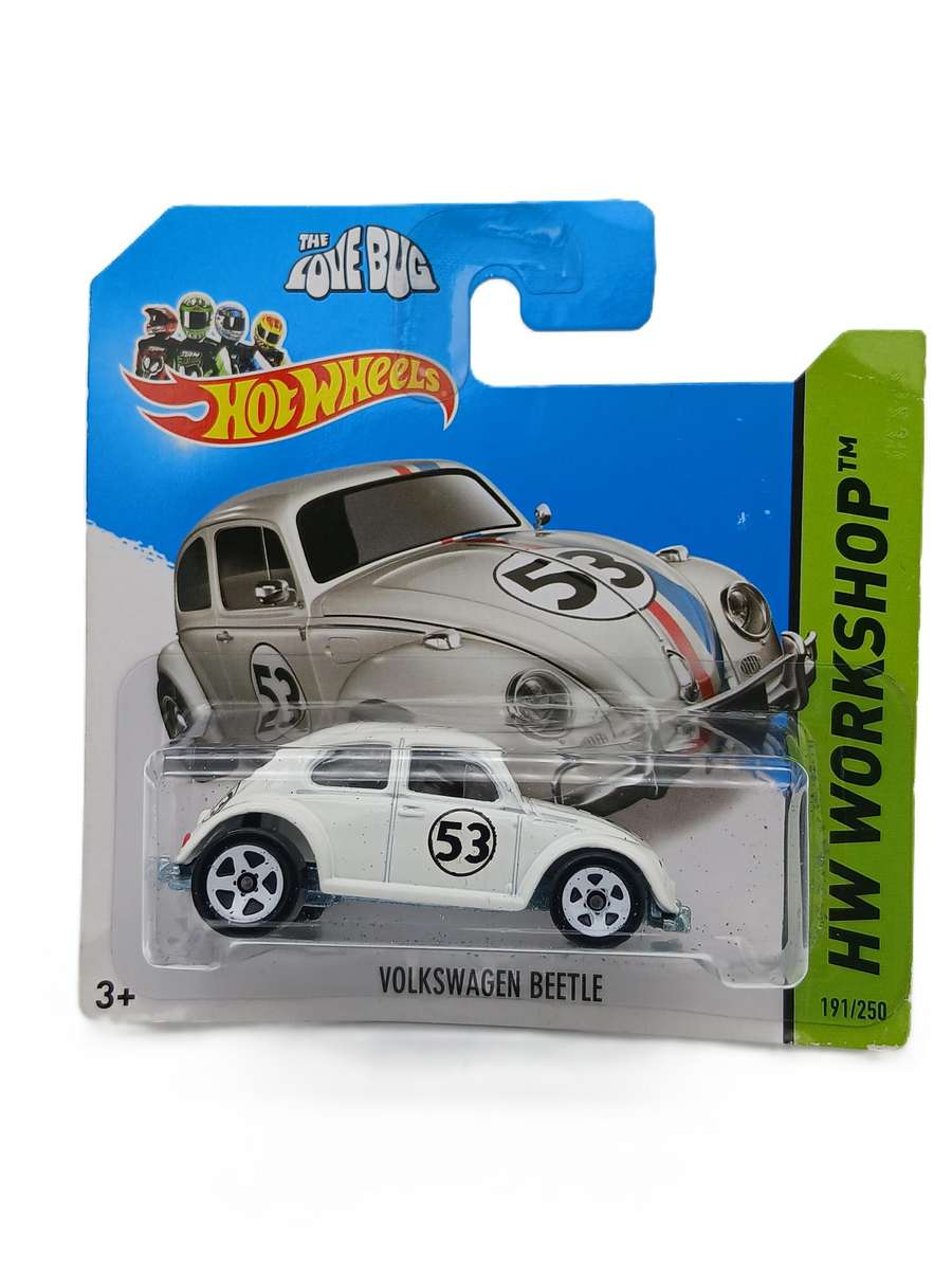 Hot Wheels Volkswagen VW Beetle The Love Bug Herbie 2014