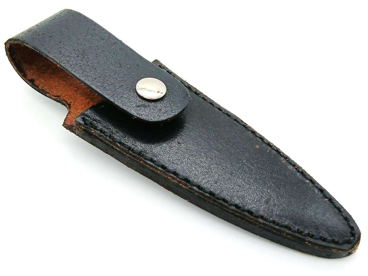 Push dagger boot knife fixed double edged blade