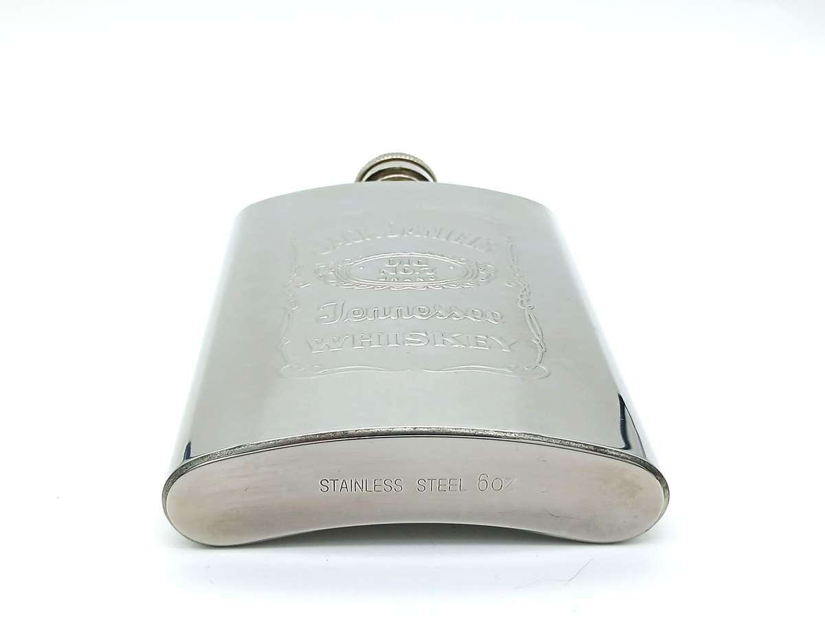 Hip Flask and cups Jack Daniels promotional set