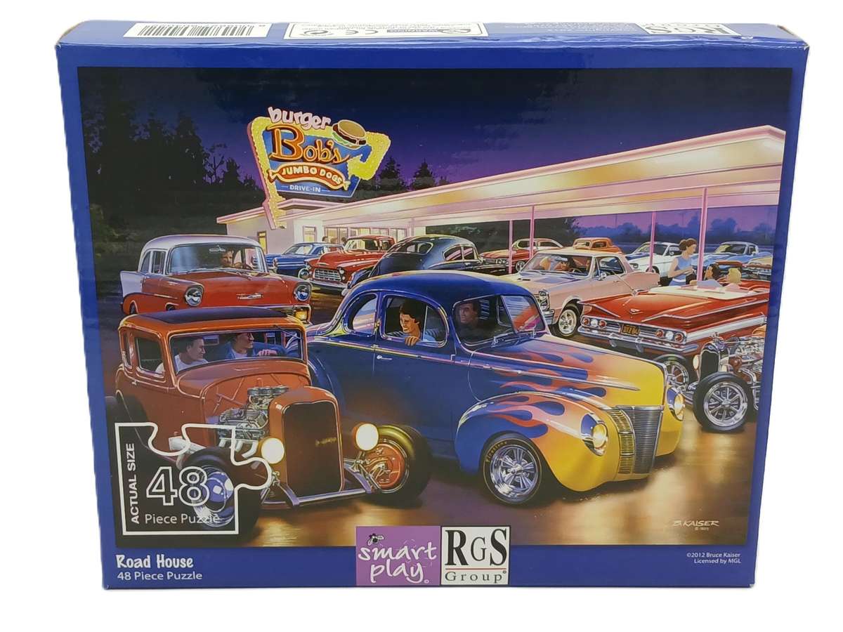 Road House 48 Piece Puzzle Hot Rod