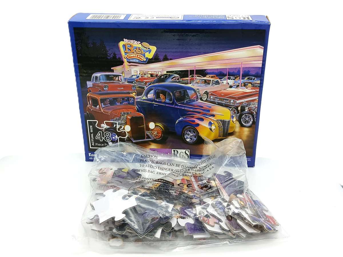 Road House 48 Piece Puzzle Hot Rod