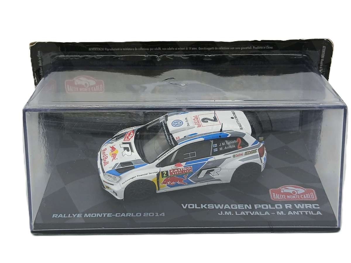 Volkswagen VW Polo R WRC Monte Carlo Rally 2014 Red Bull 1/43