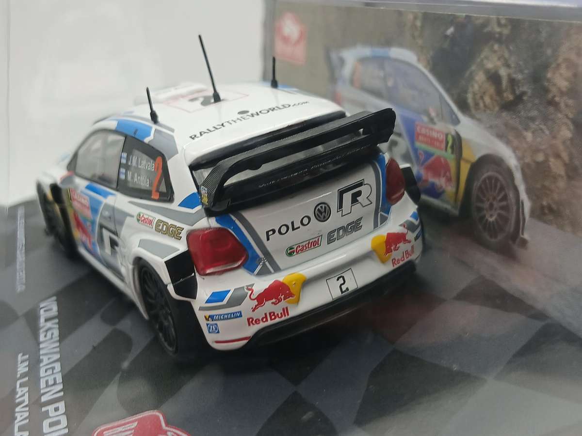 Volkswagen VW Polo R WRC Monte Carlo Rally 2014 Red Bull 1/43
