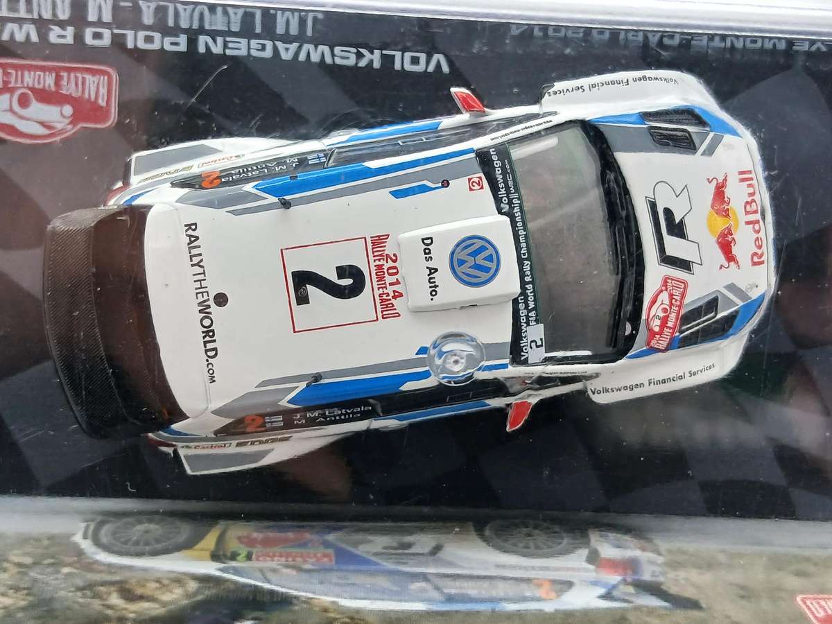 Volkswagen VW Polo R WRC Monte Carlo Rally 2014 Red Bull 1/43