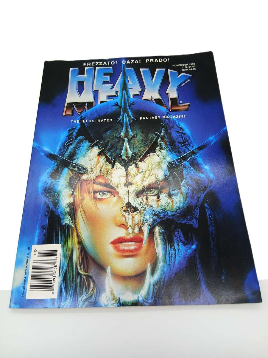 Heavy Metal Illustrated Fantasy Magazine for Adults November 1996