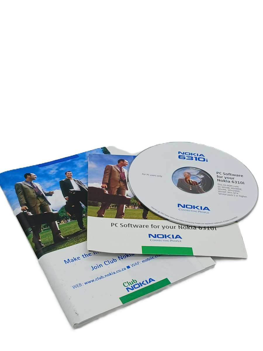 Vintage Nokia 6310i Cell phone 2000s and car handsfree cradle