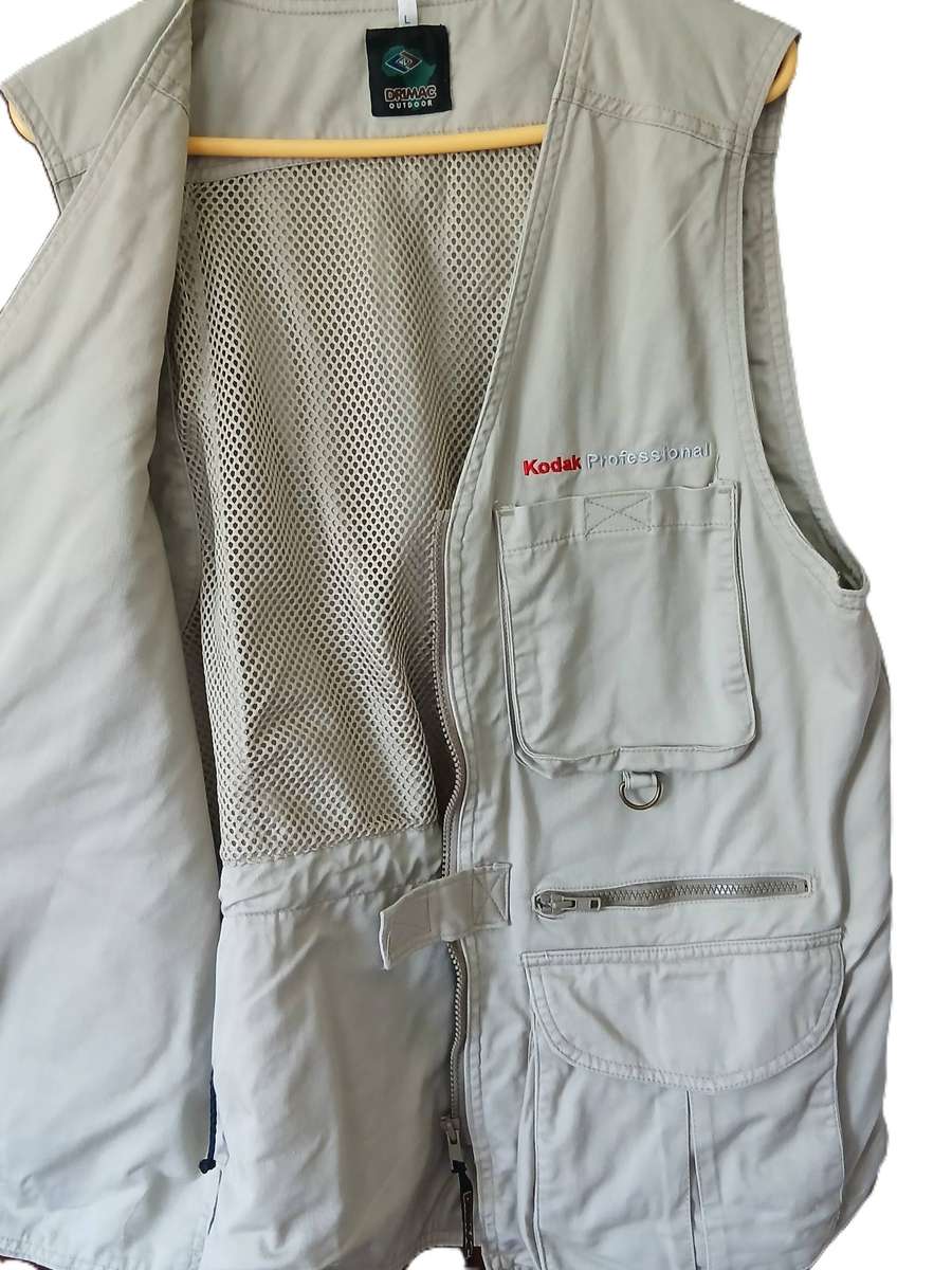 Photography Outdoor Utility Vest Multipocketed Kodak Professional by Drimac Outdoor (L)