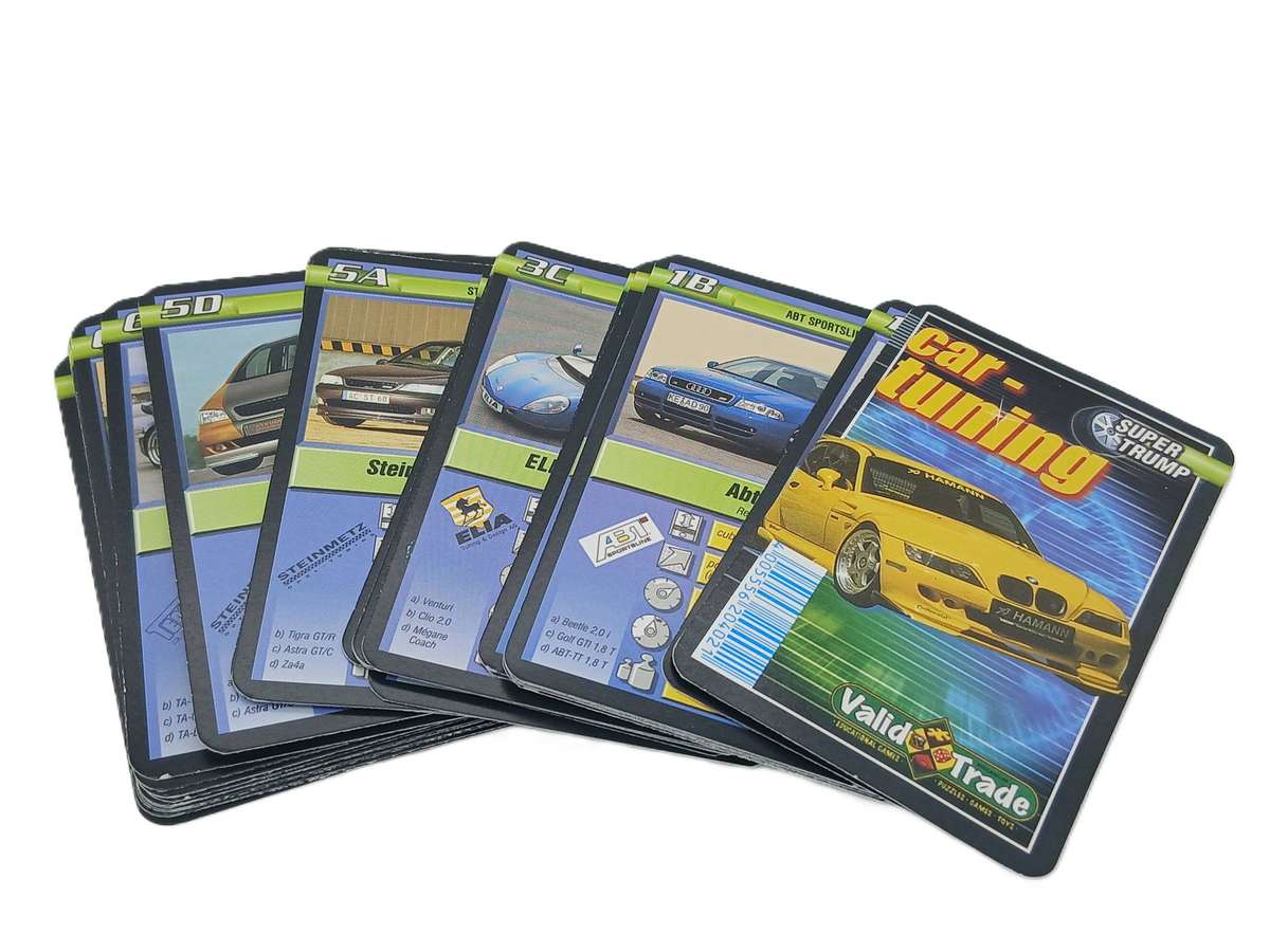 Trump Cards Car Tuning Retro 90s Cars