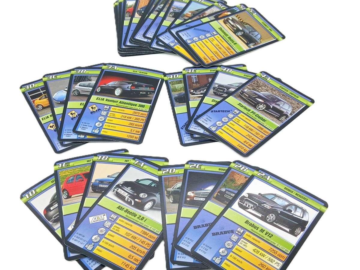 Trump Cards Car Tuning Retro 90s Cars
