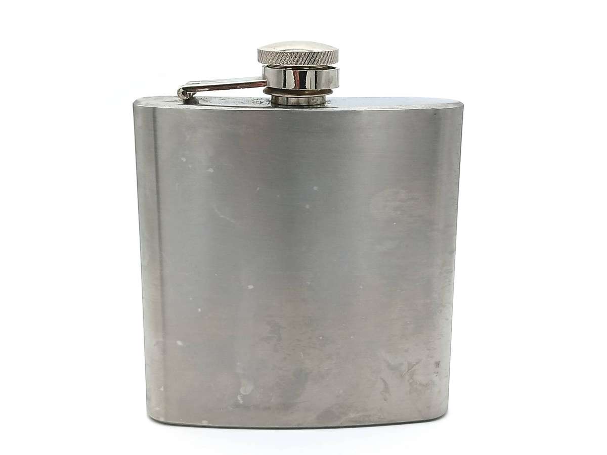 Pocket Hip flask 6 Oz metal