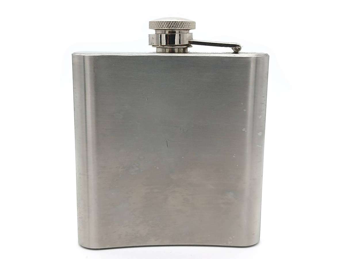 Pocket Hip flask 6 Oz metal