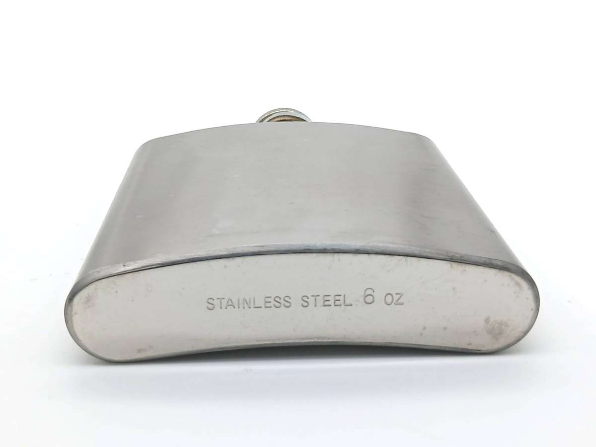 Pocket Hip flask 6 Oz metal