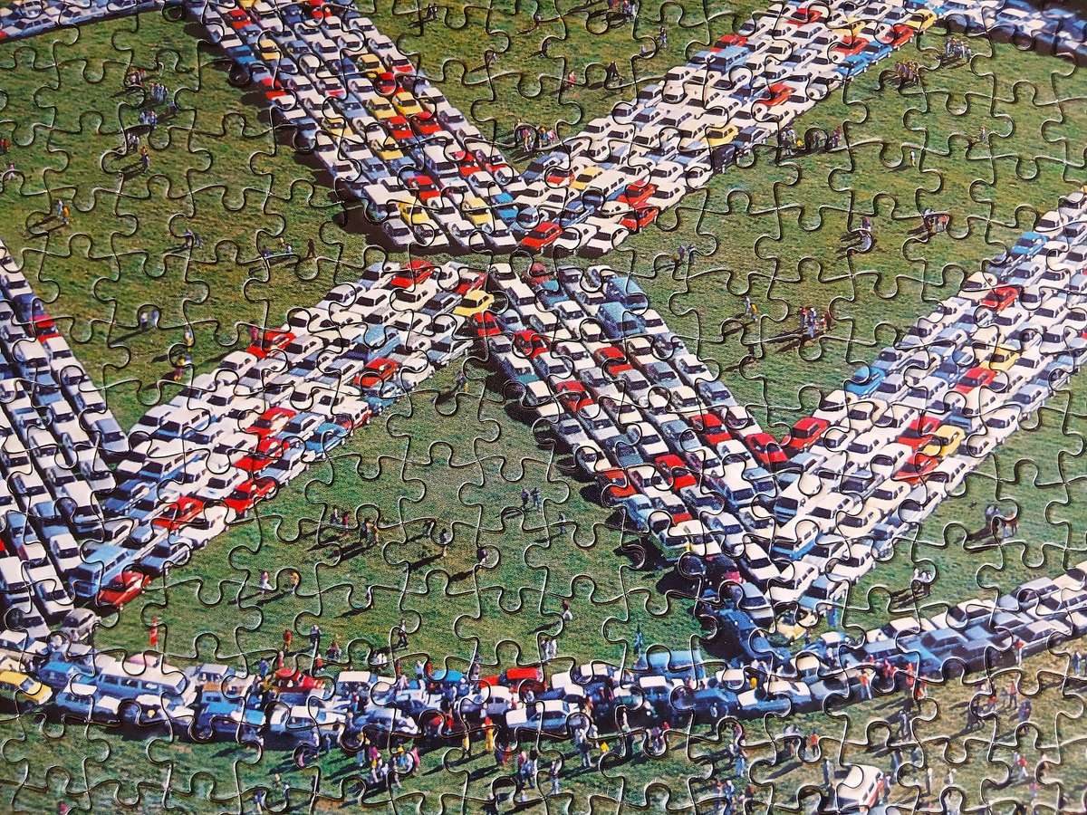 Vintage Volkswagen VW Jigsaw Puzzle 690 Pieces 1987 VW Advert