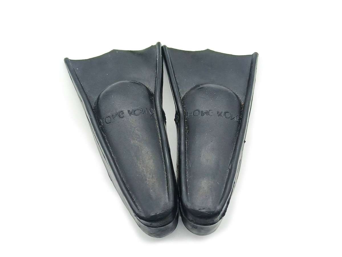 Action Figure Divers goggle and flippers from 1970s