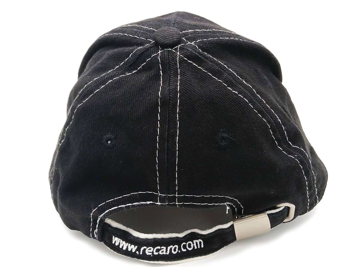 Recaro Automotive Adjustable Baseball Cap Small Size Black