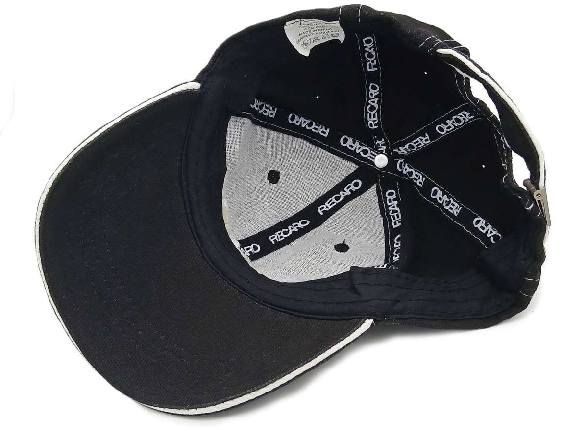 Recaro Automotive Adjustable Baseball Cap Small Size Black