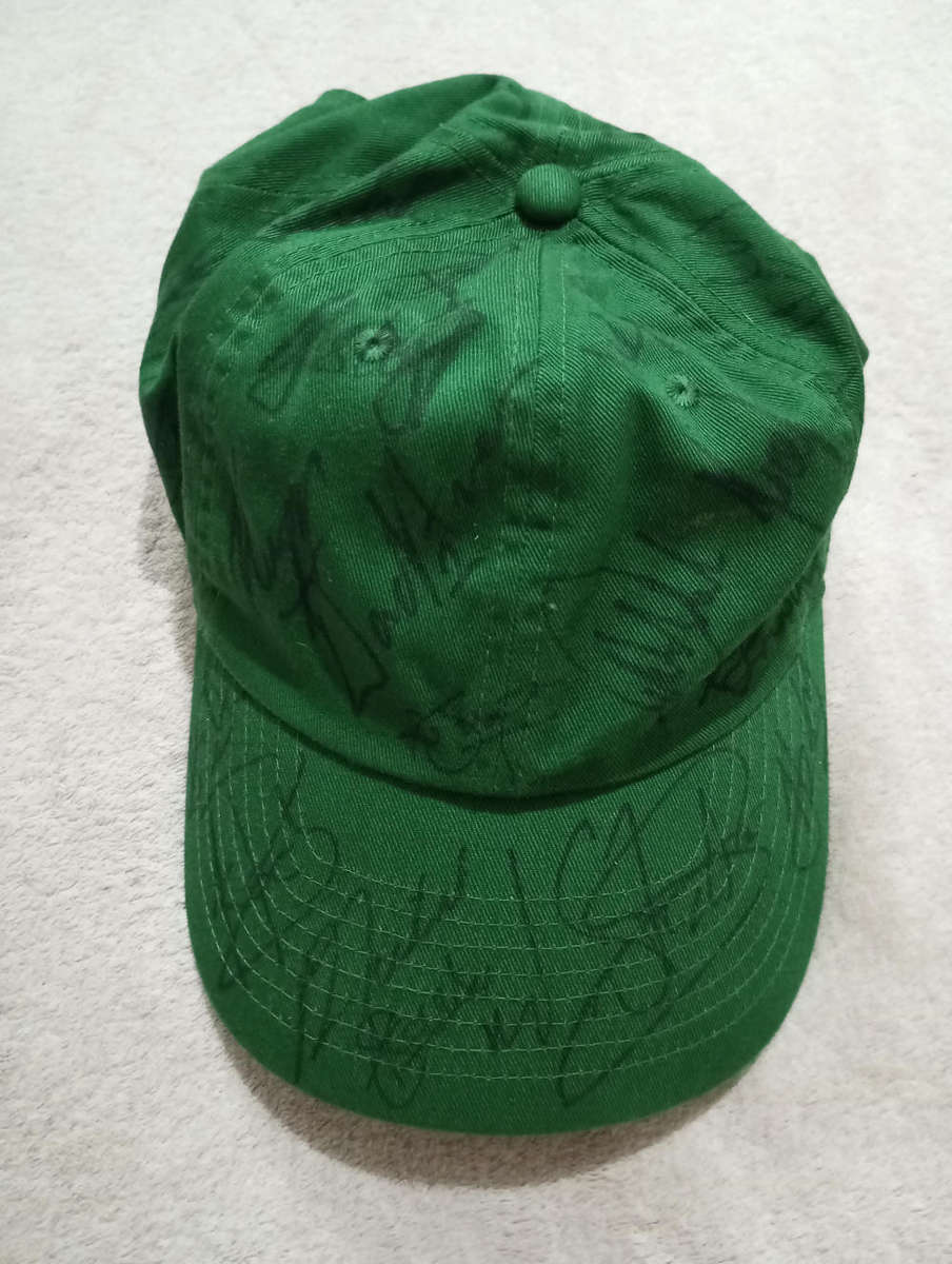 Springbok RWC 2023 Winning Team signatures on Nike Cap