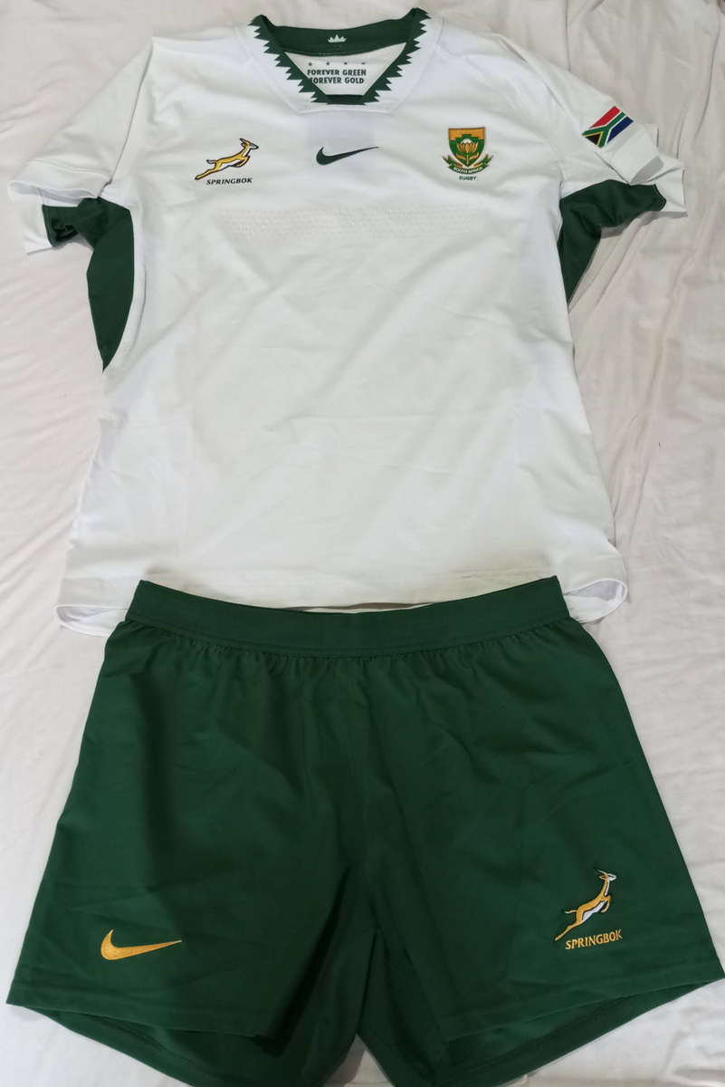 Springbok Players Issue Away Kit Size XXL (Jersey and Shorts)