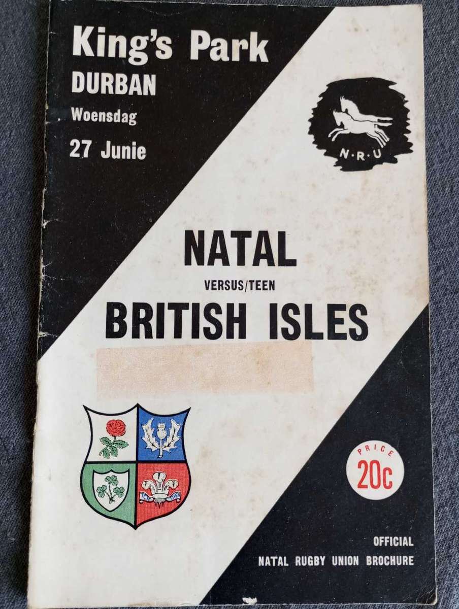 Natal vs British Lions 27.06.1962
