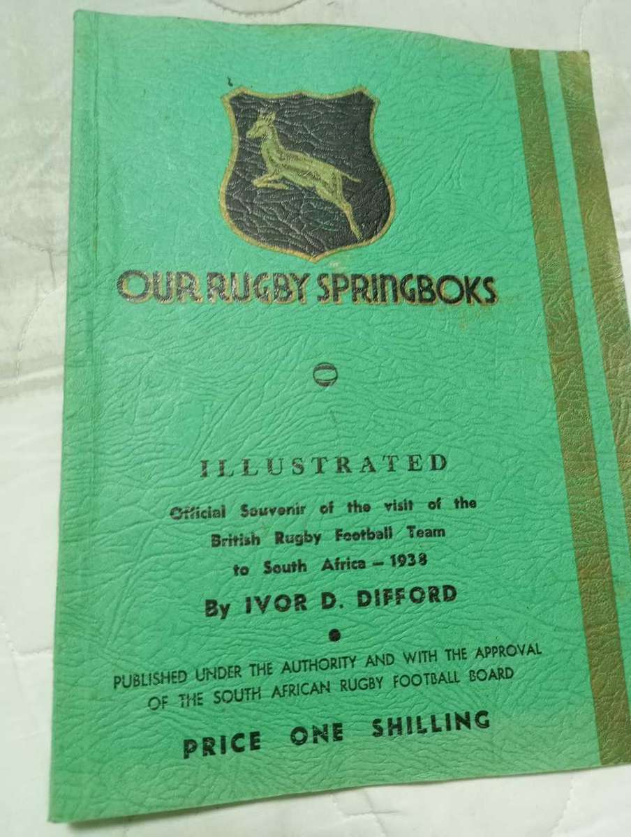 Our Rugby Springboks By Ivor D Difford 1938
