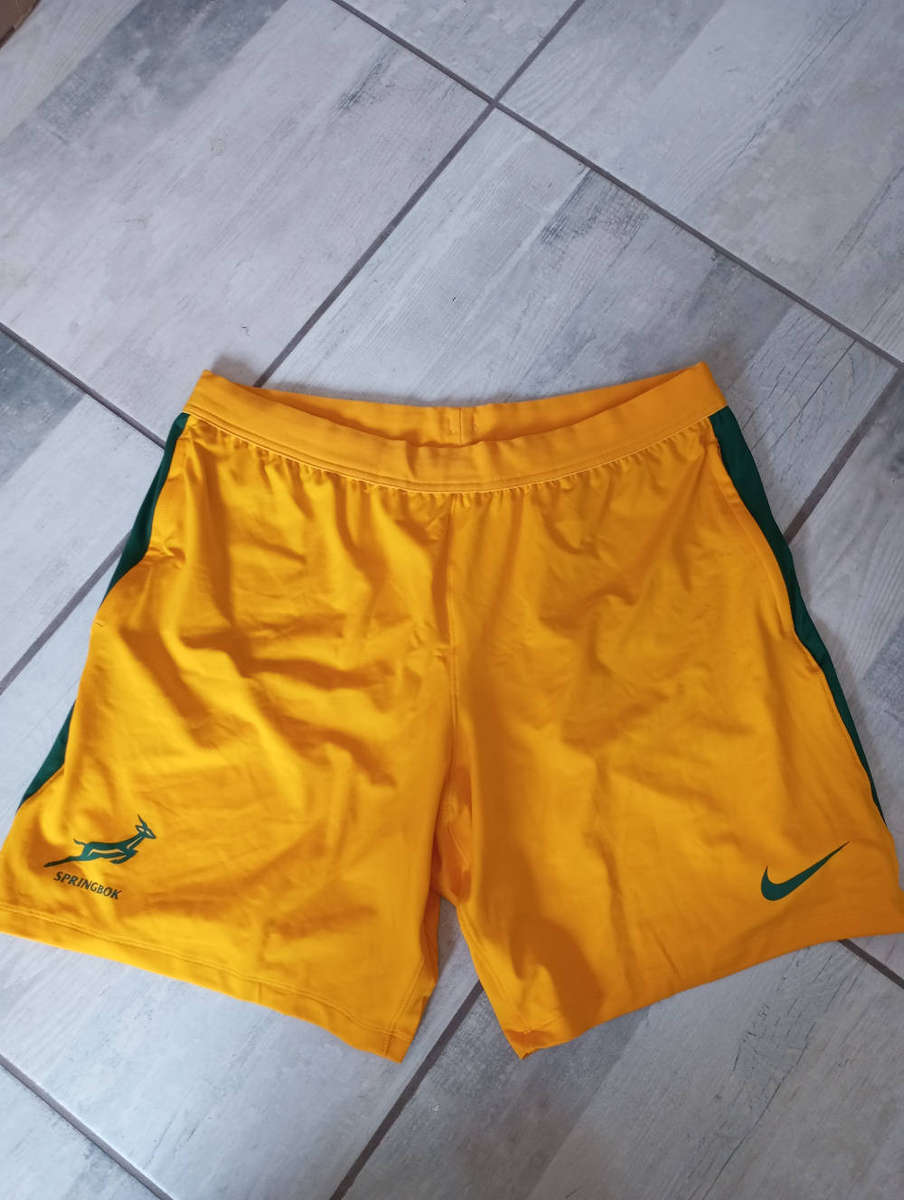 Springbok Rugby Gym shorts with zipper pockets Size XXL