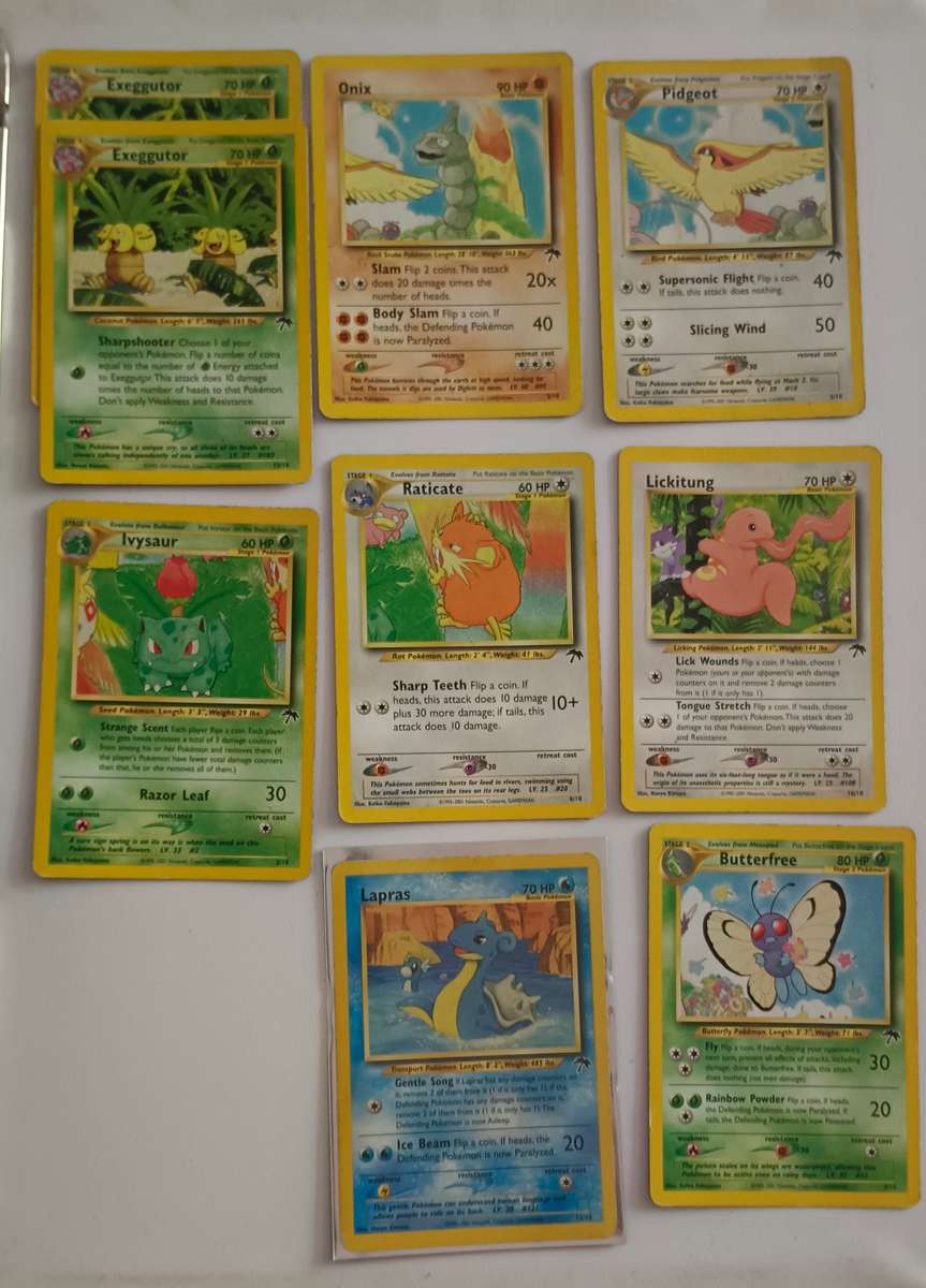 Vintage Pokemon (Only ones for sale in South Africa) Southern Island Cards