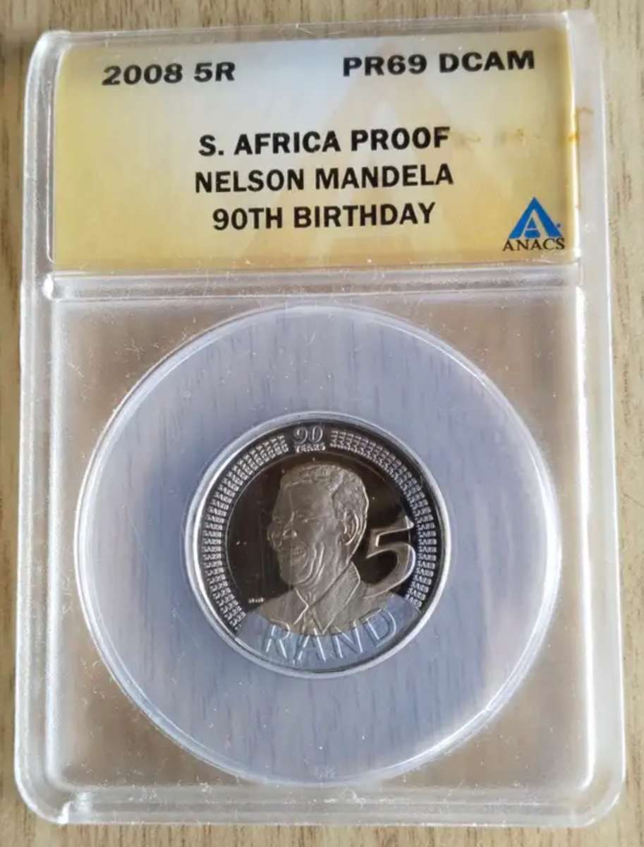 Rare Proof Ultra Cameo 2008 SA R5 PR69 DCAM