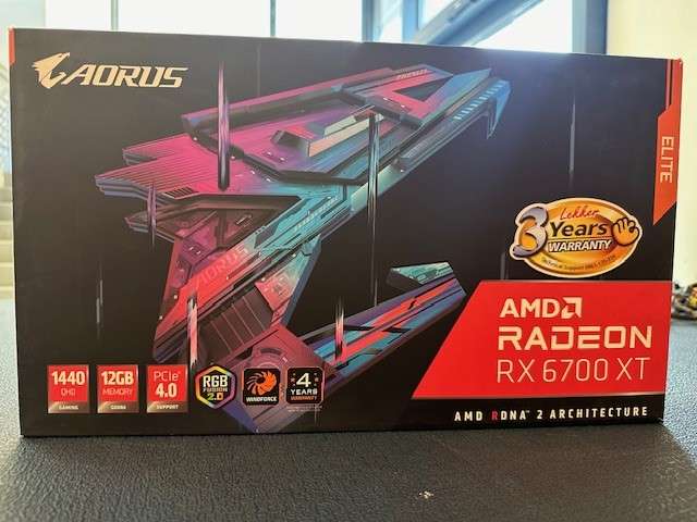 AORUS Radeon RX 6700 XT ELITE 12G Graphics Card