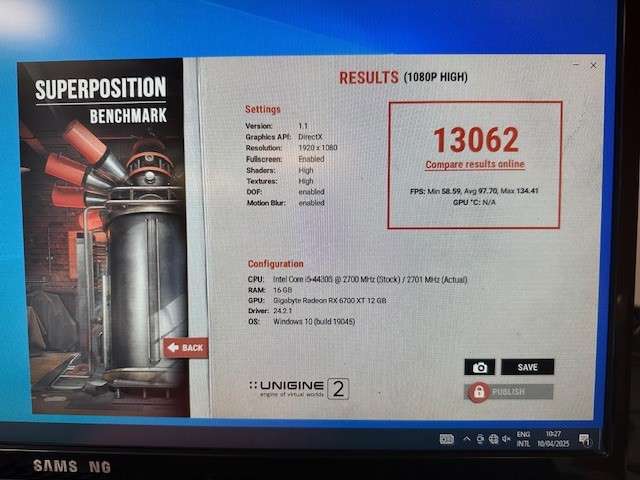 Gigabyte Radeon RX 6700 XT GAMING OC 12G Graphics Card