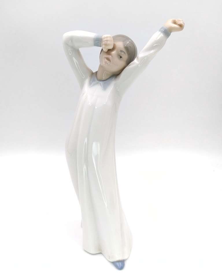 Lladro "Yawning Boy" porcelain figure