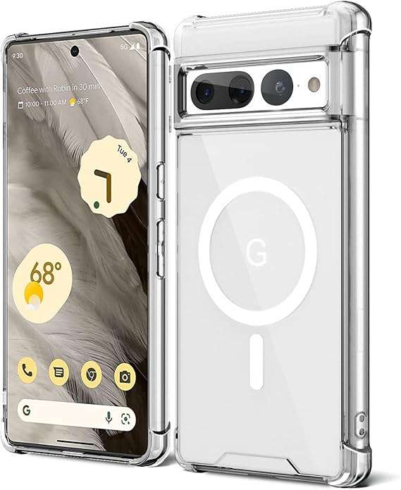 Case for Google Pixel 7 Pro, transparent with MAGSAFE