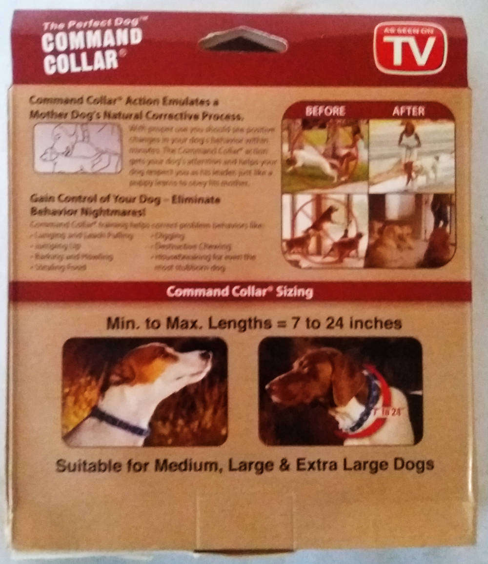 The perfect dog command collar - medium / large / xl dogs